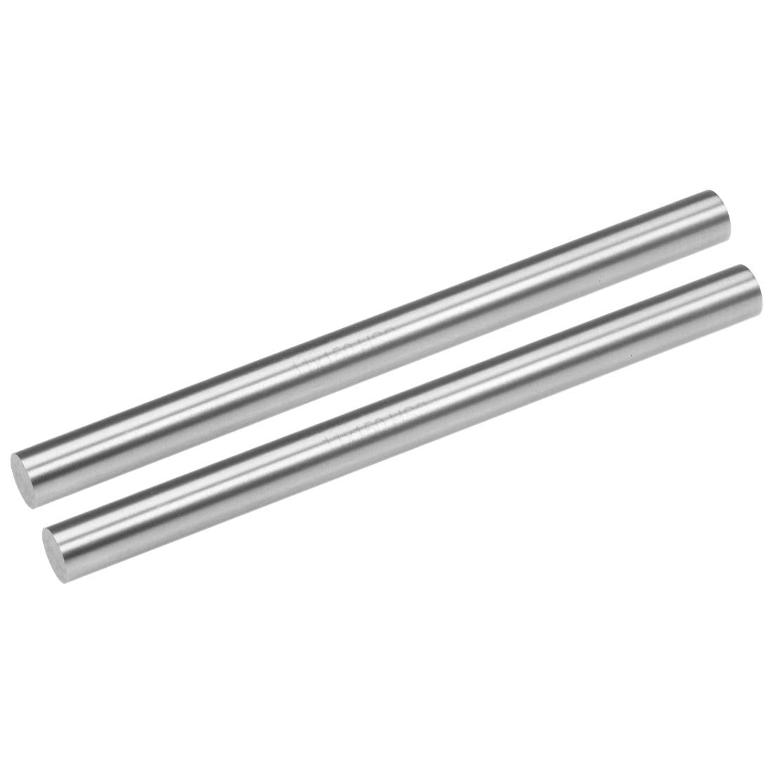 Round Steel Rod, 11mm HSS Lathe Bar Stock Tool 150mm Long, for Shaft Gear Drill Lathes Boring Machine Turning Miniature Axle, Cylindrical Pin DIY Craft Tool, 2pcs