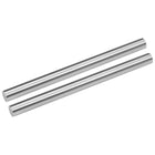 Round Steel Rod, 11mm HSS Lathe Bar Stock Tool 150mm Long, for Shaft Gear Drill Lathes Boring Machine Turning Miniature Axle, Cylindrical Pin DIY Craft Tool, 2pcs