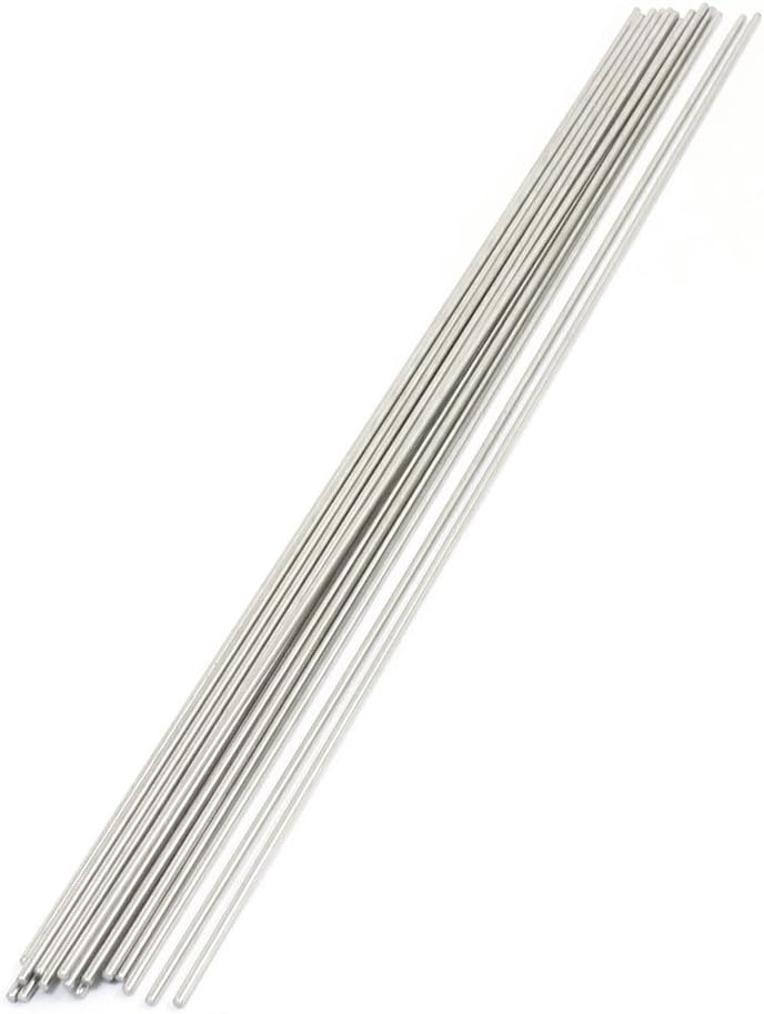Stainless Steel Round Bar (20 Piece), 300mm x 2mm