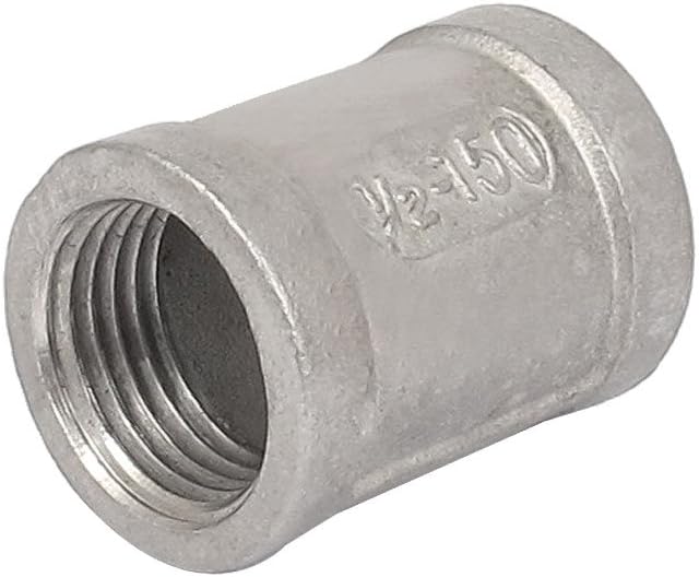 1/2BSP Female Thread 304 Straight Water Pipe Coupling Fitting Connector