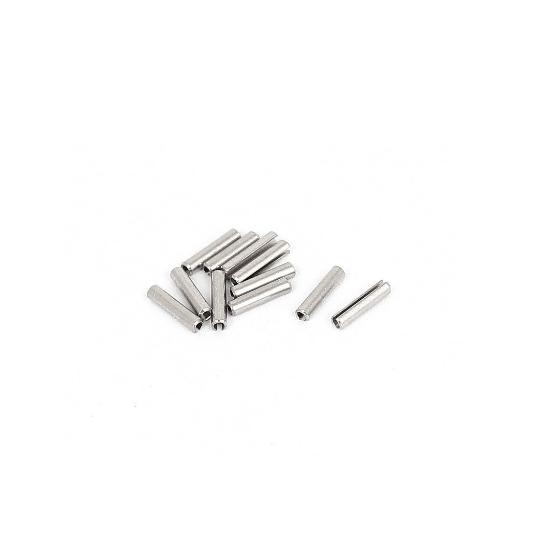 M1.5x8mm 304 Stainless Steel Split Spring Roll Dowel Pins 10Pcs