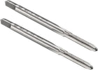 Metric Machine Taps M2.5 x 0.45mm H2 High Speed Steel 3 Straight Flutes Screw Tapping Threading Machinist Repair DIY Tool 2pcs