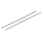 Compression Spring,304 Stainless Steel,8mm OD,1mm Wire Size,305mm Free Length,Silver Tone,2Pcs