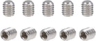50Pcs M3x4mm Internal Hex Socket Set Grub Screws Flat Point 304 Stainless Steel Screw