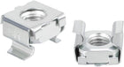 55 Pack, M6 Cage Nut, Carbon Steel Zinc Plated for Server Shelf Cabinet