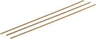 M2.5 x 250mm Male Threaded 0.45mm Pitch All Thread Brass Rod Bars Hardware 3 Pcs