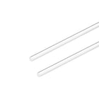 Acrylic Round Rod,5/32 inch Dia 20 inch Length,Transparent Clear Plastic Round Rod,Solid PMMA Bar 2pcs