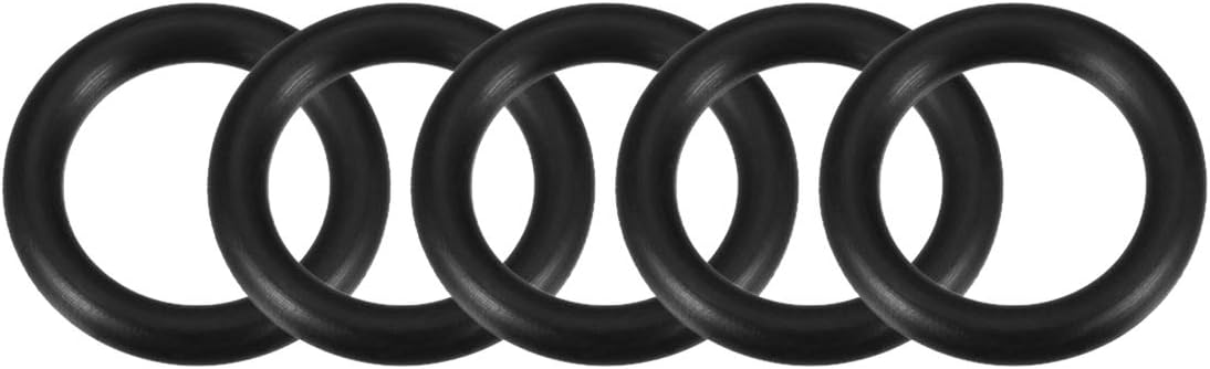 Nitrile Rubber O-Rings 26mm OD 19mm ID 3.5mm Width, Metric Nitrile Rubber Sealing Gasket, Pack of 5