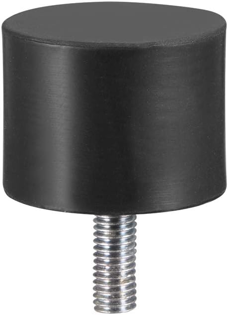 M8ねじ式ゴムマウント、振動イソレーター、スティック付き円筒形ショックアブソーバー 25 x 15mm