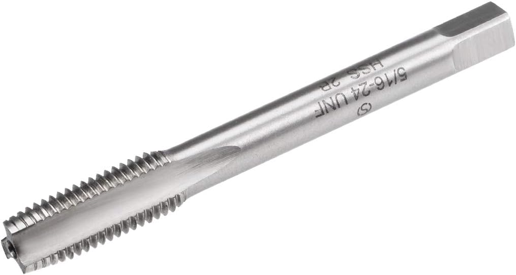 Machine Tap, 5/16-24 UNF 2B Class High Speed Steel Screw Thread Threading Milling Taps Tapping Tool