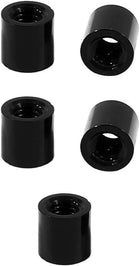 5Pcs M3 x 5mm Round Aluminum Column Alloy Standoff Spacer Stud Fastener for Quadcopter Black