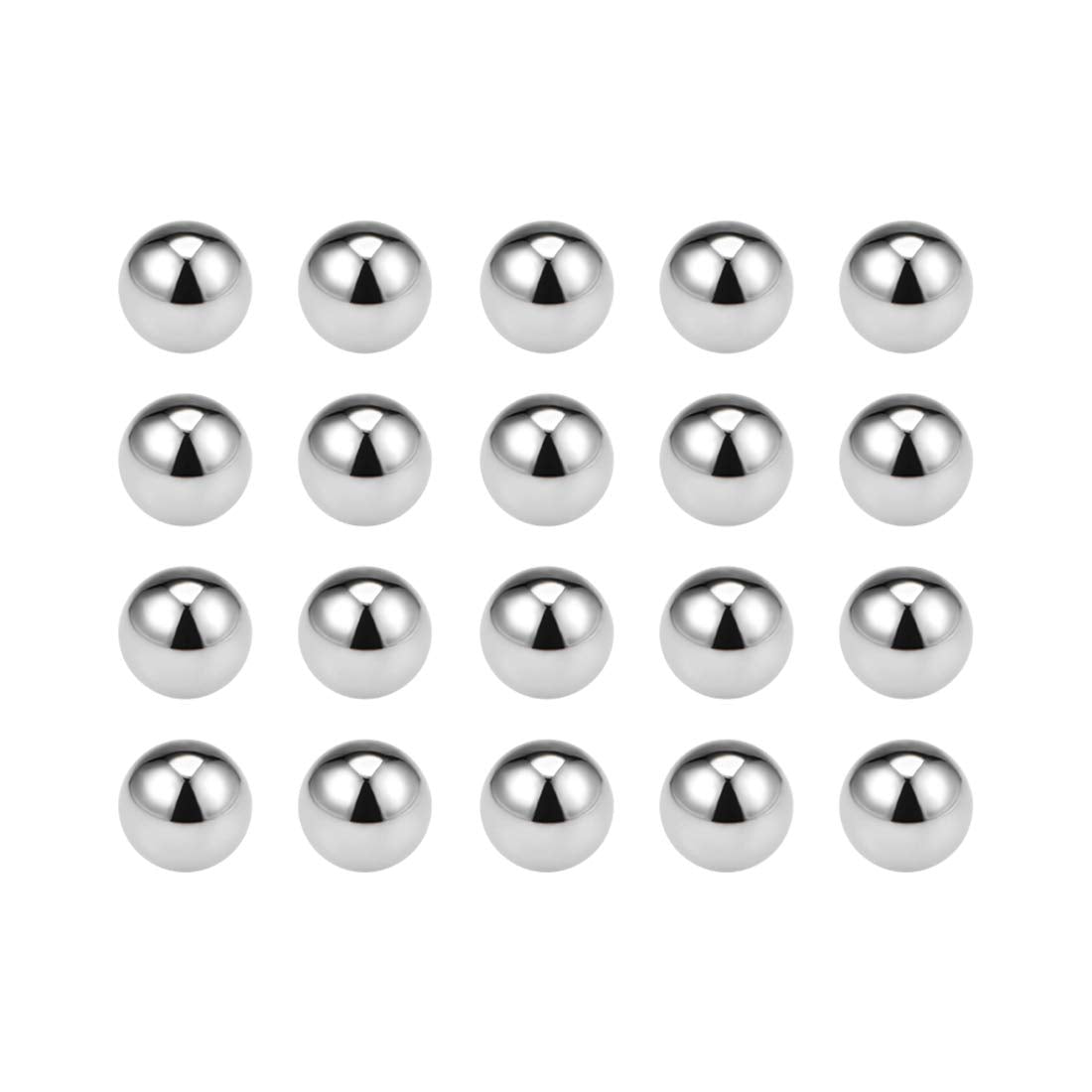 Precision Balls 3.5mm Solid Chrome Steel G10 for Ball Bearing Keychain Wheel 20pcs