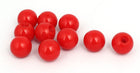 20mm Dia Plastic Ball M5 Threaded Blind Hole Handling Knobs Red 10 Pcs