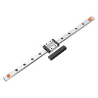 MGN12 300mm Linear Guide Rail with MGN12C Sliding Carriage Block and Plastic Mini MGN12 Linear Guide for DIY 3D Printers and CNC Machine, Black
