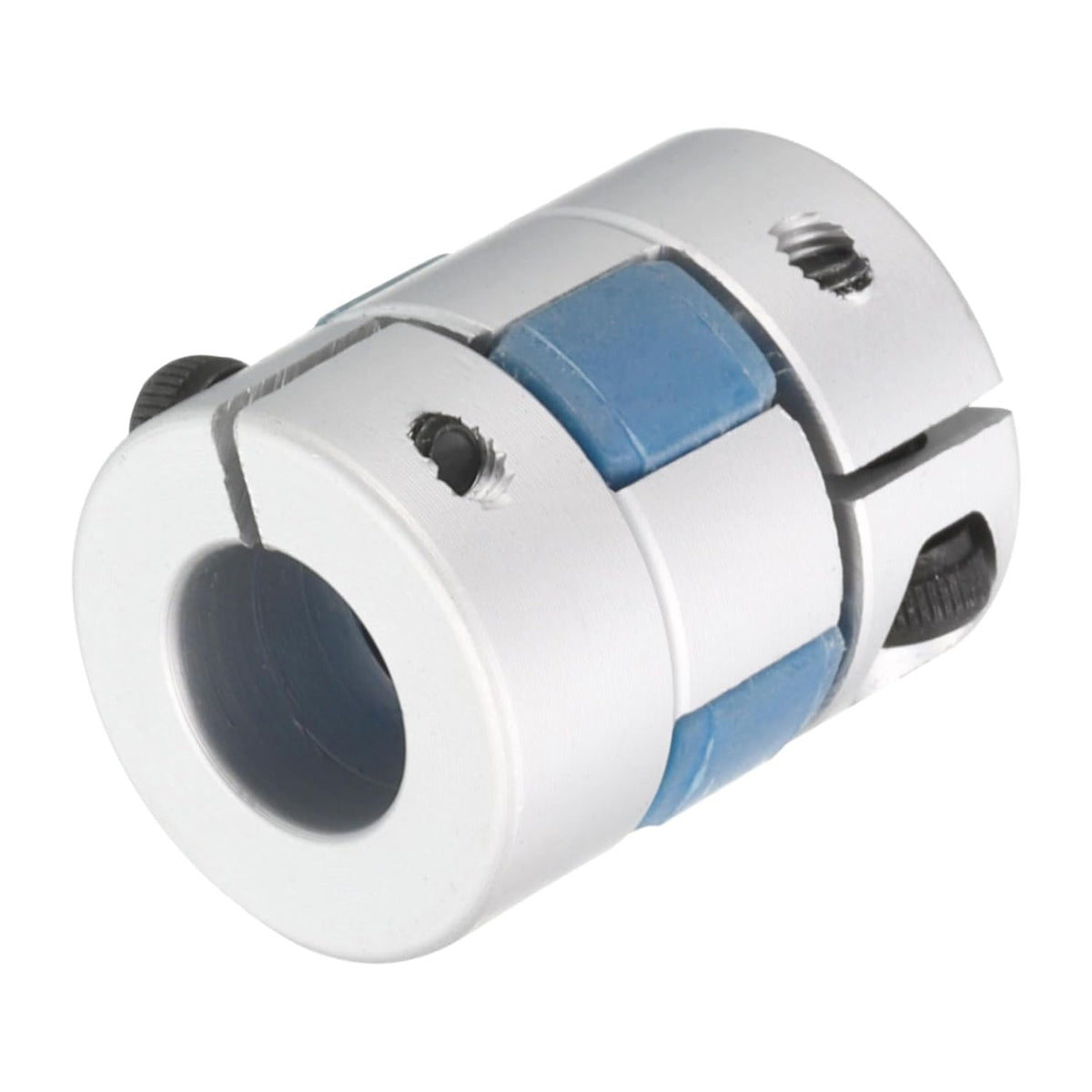 Aluminum Plum Shaft Coupling 10mm to 10mm Bore L25xD20 Flexible Coupler Joint for Machine and Servo Stepped Motor Pack of 1