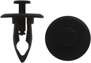 20Pcs 10mm håldiameter plastrivetter trycktyp snäpp fasthållare svart för bil fender