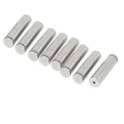 Stainless Steel Advertising Screw Nails Glass Standoff 25mm Dia 100mm Long (Pack of 8)