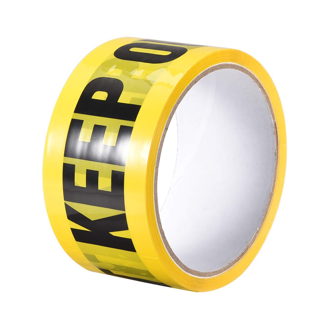 Caution Warning Stripe Sticker Adhesive Tape Bold Keep Out Marking, 82 Ft x 2 Inch(LxW), Yellow Black for Workplace Wet Floor Caution