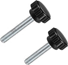 M6 x 40mm, M6 x 25mmMale Thread Knurled Clamping Knobs Grip Thumb Screw on Type 12 Pcs