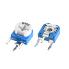 Trimmer Potentiometer 5K Ohm Adjustment Horizontal Variable Resistors 50Pcs