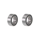MR95-2RS Deep Groove Ball Bearings 5mm x 9mm x 3mm Double Sealed Chrome Steel P6(ABEC3) 2pcs