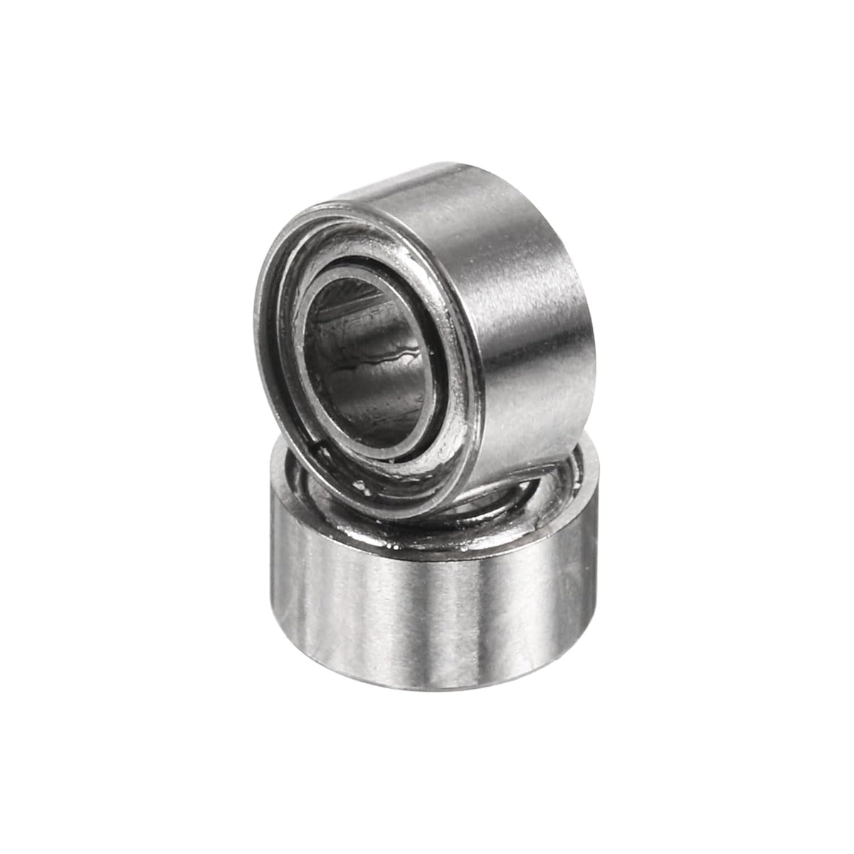2pcs R133ZZ Deep Groove Ball Bearings 3/32" ID x 3/16" OD x 3/32" Height Miniature Bearings Double Metal Shielded Chrome Steel Z1 Bearing for Engineering Machinery, ABEC1
