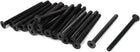 M4 x 50mm Metric Hex Socket Countersunk Head Screw Bolts Black 20PCS