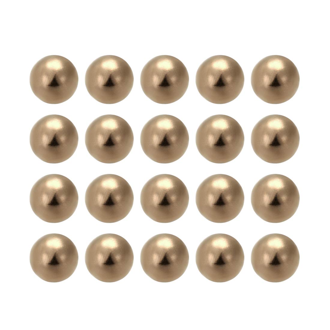 8mm Precision Solid Brass Bearing Balls 20pcs