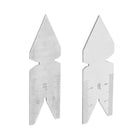 2pcs Center Gauge 55° 60° Thread Cutting Angle Gauge Stainless Steel Measure Tool
