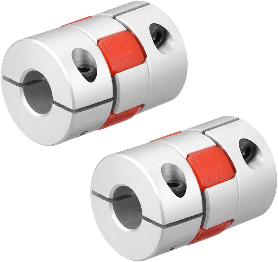 2pcs Shaft Coupling 10mm to 10mm Bore L35xD25 Flexible Coupler Joint for Servo Stepped Motor