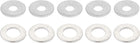 Round Flat Washer, M5x10mmx1mm 100pcs and M5x15mmx1.2mm 40pcs Silver Tone