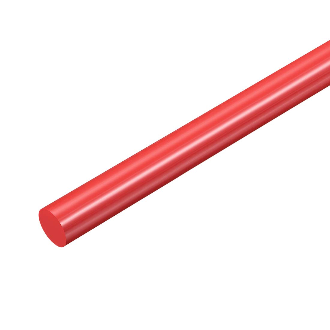 Plastic Round Rod 1/2 Inch Dia 20 Inch Length Red (POM) Polyoxymethylene Rods Engineering Plastic Round Bar(12mm)