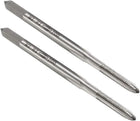 Metric Machine Tap M2 H2 High Speed Steel 3 Straight Flutes Screw Tapping Threading Machinist Repair DIY Tool 2pcs