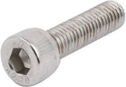 M8x30mm 304 Stainless Steel Left Hand Thread Hex Socket Cap Screw Fastener