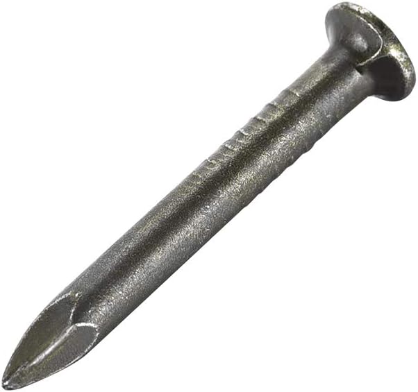 Hardware Nails Carbon Steel Point Tip Wall Cement Nail 26mm(1") 3mm Rod Dia Bronze Tone 100pcs