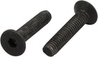 2pcs M4x20mm 10.9 Grade Flat Countersunk Head Hex Socket Left Hand Thread Bolt