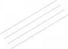 2 Pairs Knitting Needle Set, 1.6mm Diameter 15.75 Inches Length Stainless Steel Double Pointed Sweater Needles for Handmade Projects DIY Knitting