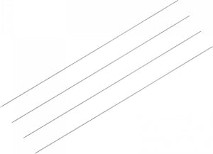 2 Pairs Knitting Needle Set, 1.6mm Diameter 15.75 Inches Length Stainless Steel Double Pointed Sweater Needles for Handmade Projects DIY Knitting