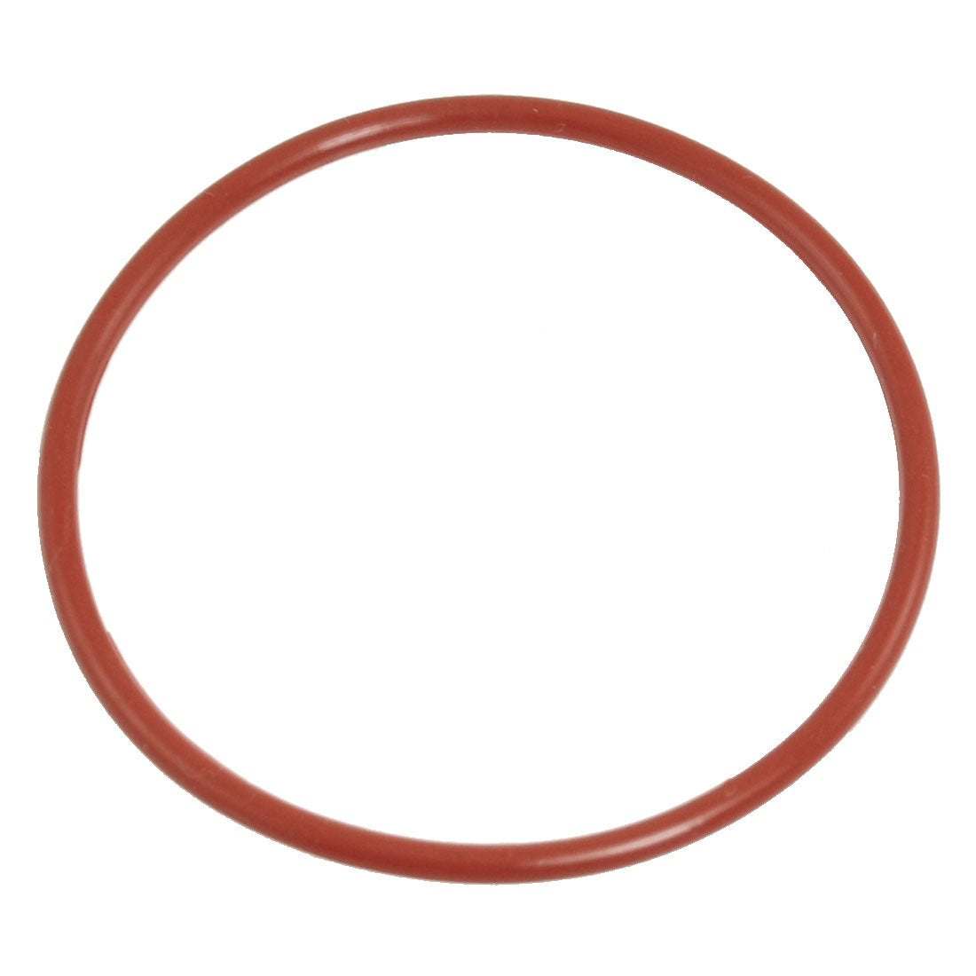 66mm x 72mm x 3mm Brick Red Industrial Silicone O Ring Seal Gasket