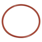 66mm x 72mm x 3mm Brick Red Industrial Silicone O Ring Seal Gasket