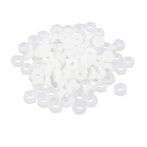100Pcs M3 Female Thread Nylon Hex PCB Spacer Standoff Pillar Screw Nut