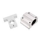 SK25 Aluminum Linear Motion Rail Clamping Guide Support 2pcs, SCS25UU Linear Ball Bearing Slide Block Units