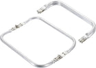 Metal Purse Frame 10 in, 2 Pcs Rectangle Frame Kiss Lock, Bag Frame Hardware Replacements for DIY Purse Handle Bag Making, Clutch Coin Purse Frames