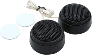 LinkMejor DC 12V 100W 98dB Black Universal Audio Tweeter Loud Speaker Replacement Set for Car Vehicle
