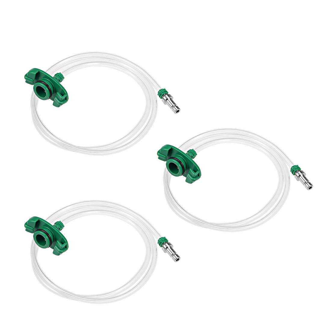 Air Tube 50cc Glue Adhesive Dispenser Syringes Connector Adapter for Industrial 3 Pcs