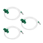 Air Tube 50cc Glue Adhesive Dispenser Syringes Connector Adapter for Industrial 3 Pcs