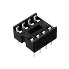 20pcs DIP IC Chip Socket Adaptor Solder Type 2.54mm Pitch Dual Row 8 Flat Pin 7.6mm Row Pitch