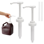 Syrup Pump Lids Compatible with HERSHEY'S Bulk Jug(7 lb 8 oz) 2-Pack