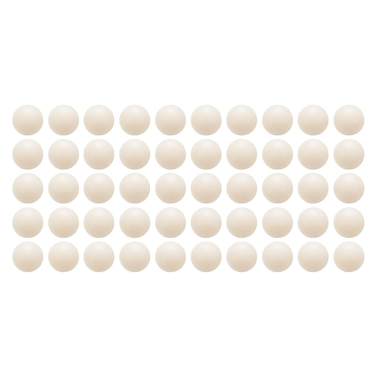 50 Stück Nylon Lagerkugeln 10mm starke Kunststoffkugeln, Präzise Mini Nylonkugeln
