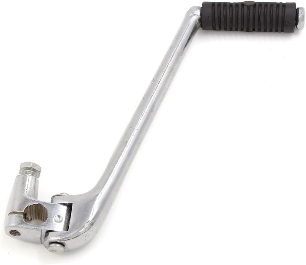 15mm Shaft Aluminium Rubber Motorcycle Engine Kick Start Starter Lever